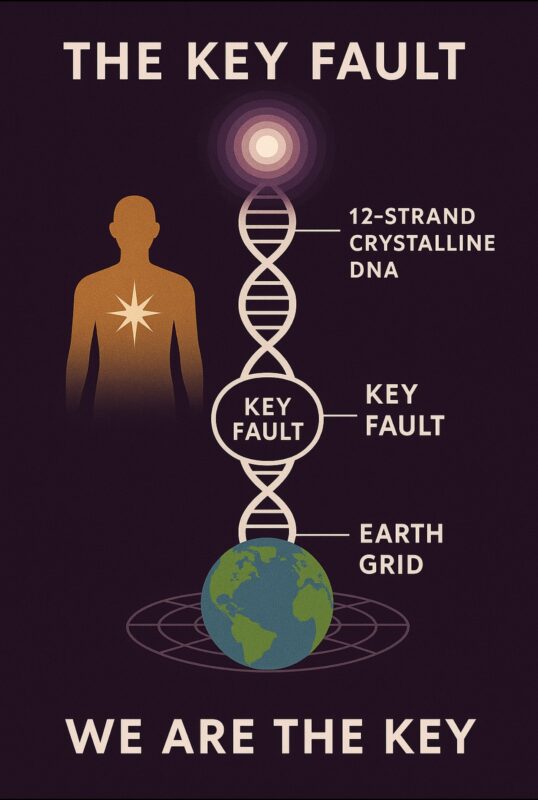 A luminous energy field surrounding a human figure, symbolizing the activation of ancient consciousness and multidimensional awareness.